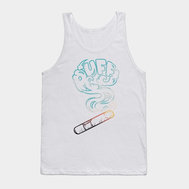 Cigar Puff Tank Top by polliadesign